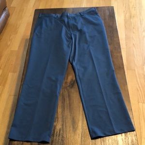 Adidas flat front navy golf pants 38x32 GUC